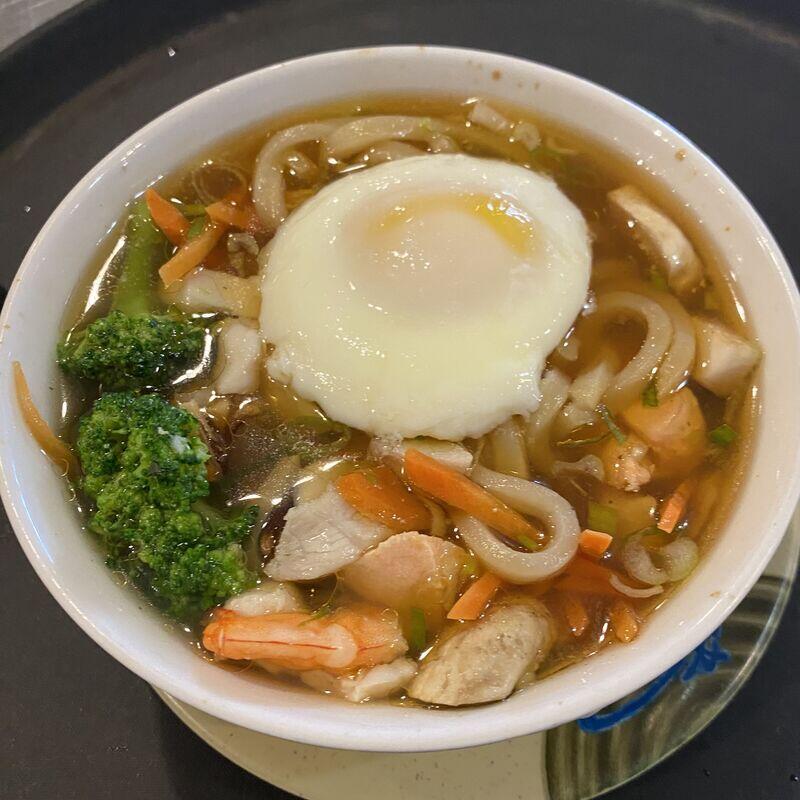 Seafood & Udon Soup